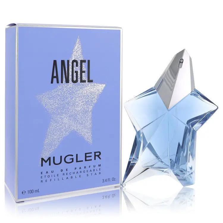 Thierry Mugler Angel Standing Star Eau De Parfum Spray Refillable for Women – Oriental Gourmand Luxury Perfume