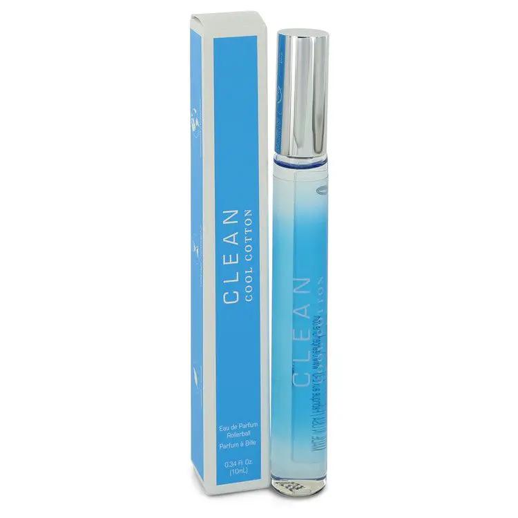 Clean Cool Cotton by Clean Mini EDP Roller Ball .34 oz for Women