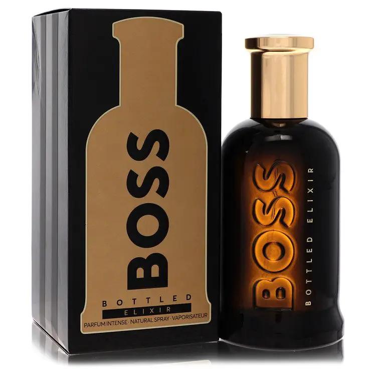 Hugo Boss Boss Bottled Elixir Parfum Intense Spray for Men – Oriental Woody Luxury Perfume