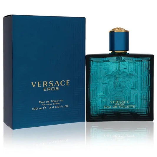 Versace Eros Eau De Toilette Spray for Men – Aromatic Fresh Luxury Perfume