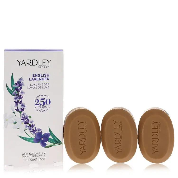 English Lavender by Yardley London 3 3.5 Soap 3.5 oz for Women