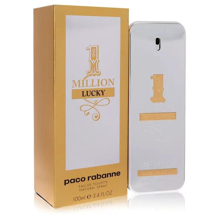 1 Million Lucky by Paco Rabanne Eau De Toilette Spray for Men