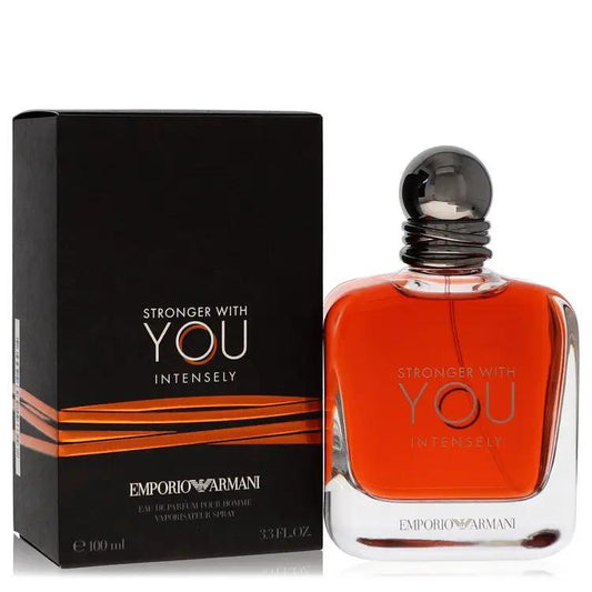 Giorgio Armani Stronger With You Intensely Eau De Parfum Spray for Men – Oriental Woody Luxury Perfume